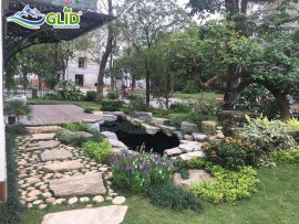 Thiết Kế Thi Công Sân Vườn Hồ Koi Ecopark