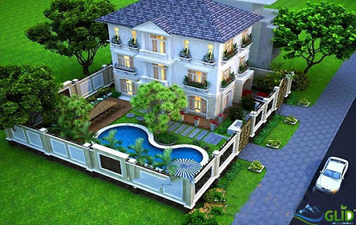 Chuyên thiết kế sân vườn biệt thự đơn lập Tại Hà Nội