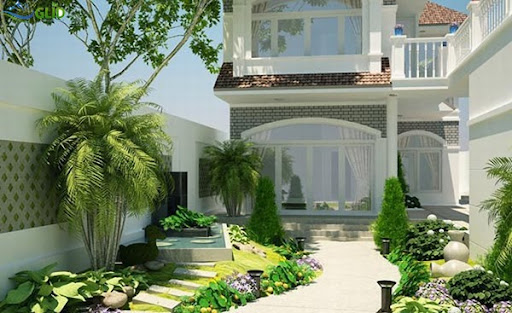 Chuyên thiết kế sân vườn biệt thự đơn lập Tại Hà Nội
